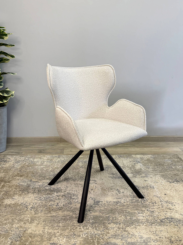 Стул Kenner 311SD Черный / Серебристый