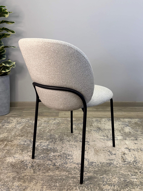 Стул Kenner 307SD Черный / Серебристый