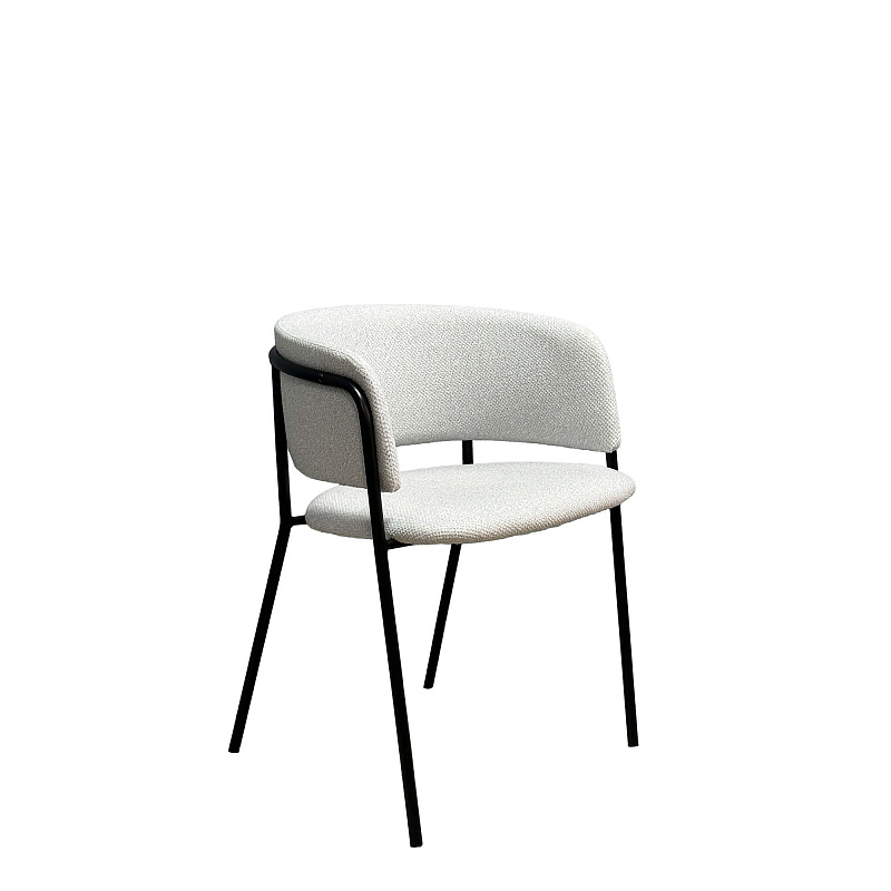 Стул Kenner 303SD Черный / Серебристый