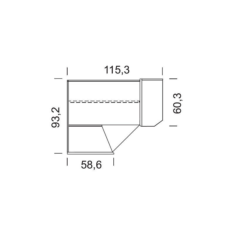 Угловой шкаф Altera AL2279.1