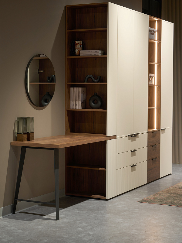 Завершающий шкаф со столом Napoli NP067.2