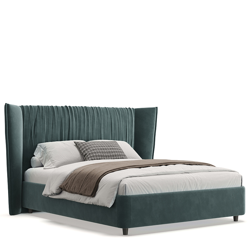 Двуспальная кровать с подъемным механизмом Plisse NK184.10