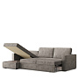 Угловой диван Antau ММ111.8 с оттоманкой и механизмом Тик-Так