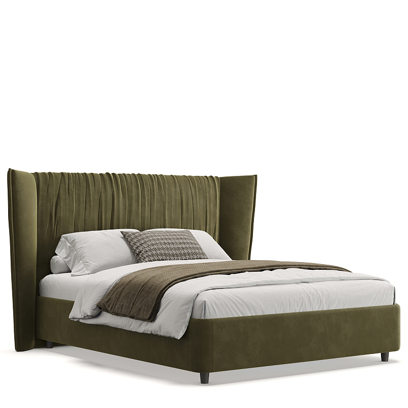 Двуспальная кровать с подъемным механизмом Plisse NK184.24