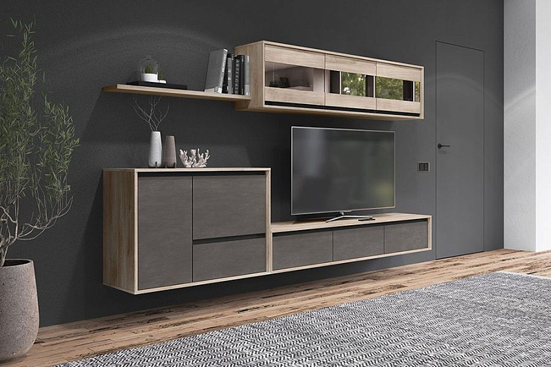 Фото Идеи и сочетания для дизайна комнат в сером цвете