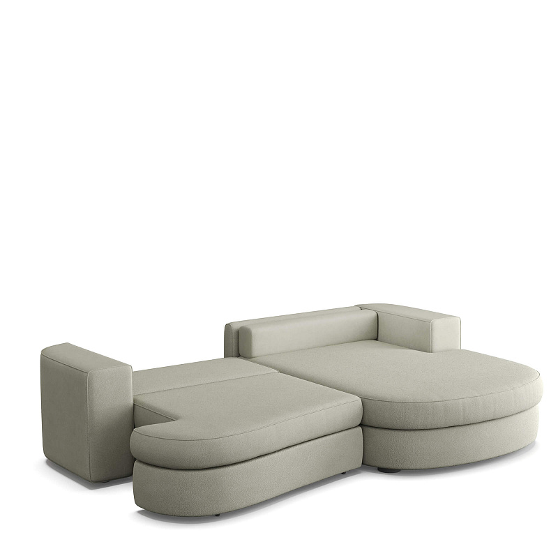 Угловой диван Baffin ММ113.86 с оттоманкой и механизмом Еврокнижка