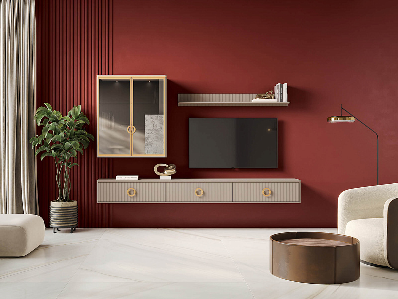 Тумба под ТВ подвесная Тиара / Tiara RT413.3