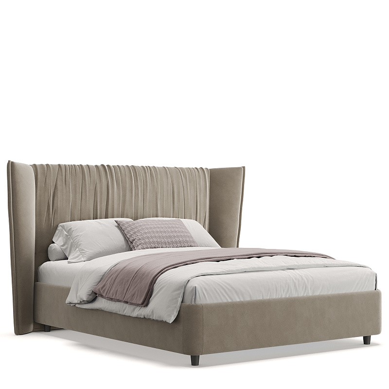 Двуспальная кровать с подъемным механизмом Plisse NK184.4