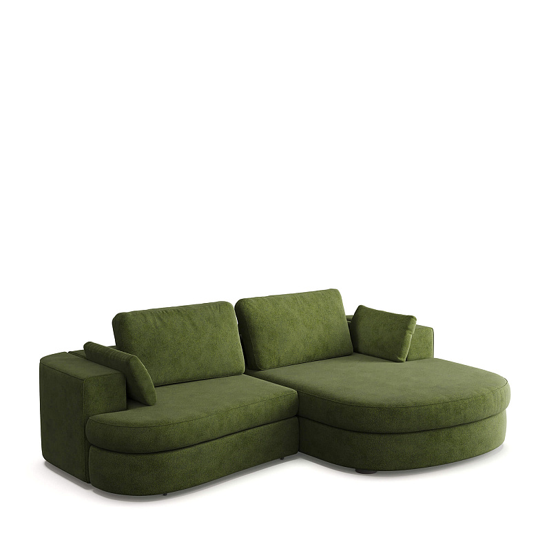 Угловой диван Baffin ММ113.94 с оттоманкой и механизмом Еврокнижка