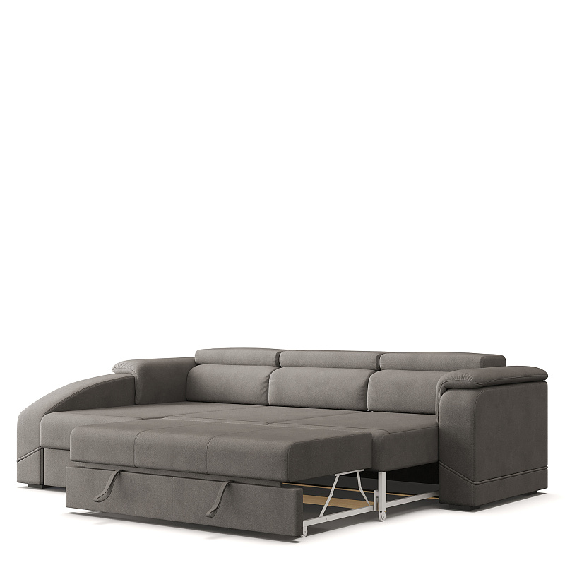 Угловой диван Nile ММ112.8 с оттоманкой и механизмом МТД-12