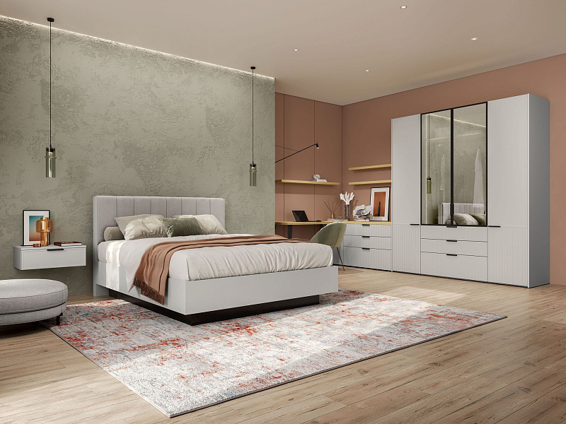 Двуспальная кровать с подъемным механизмом Napoli NP202.1