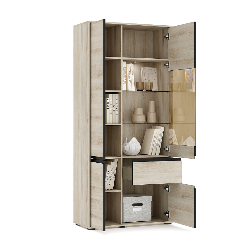 Шкаф-витрина Luna LN025.1