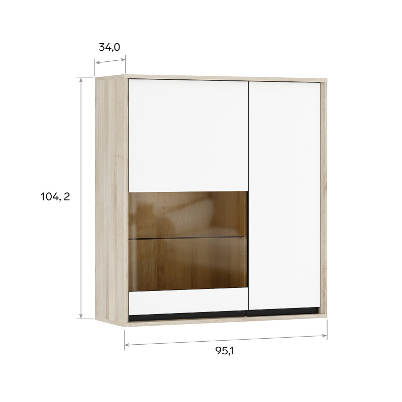 Навесной шкаф Luna LN036.2