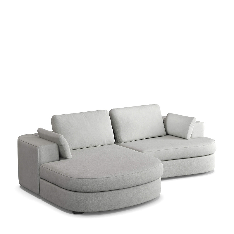 Угловой диван Baffin ММ113.104 с оттоманкой и механизмом Еврокнижка