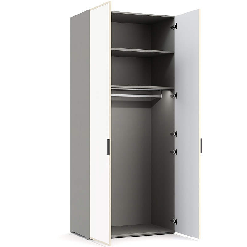 Двухдверный шкаф с зеркалом Napoli NP128.2