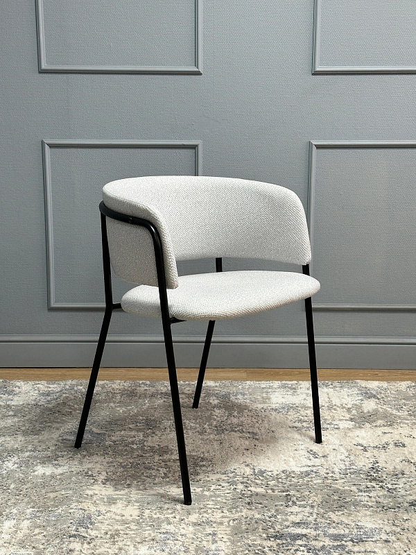 Стул Kenner 303SD Черный / Серебристый