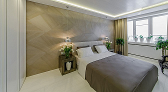 Спальня с душевным интерьером