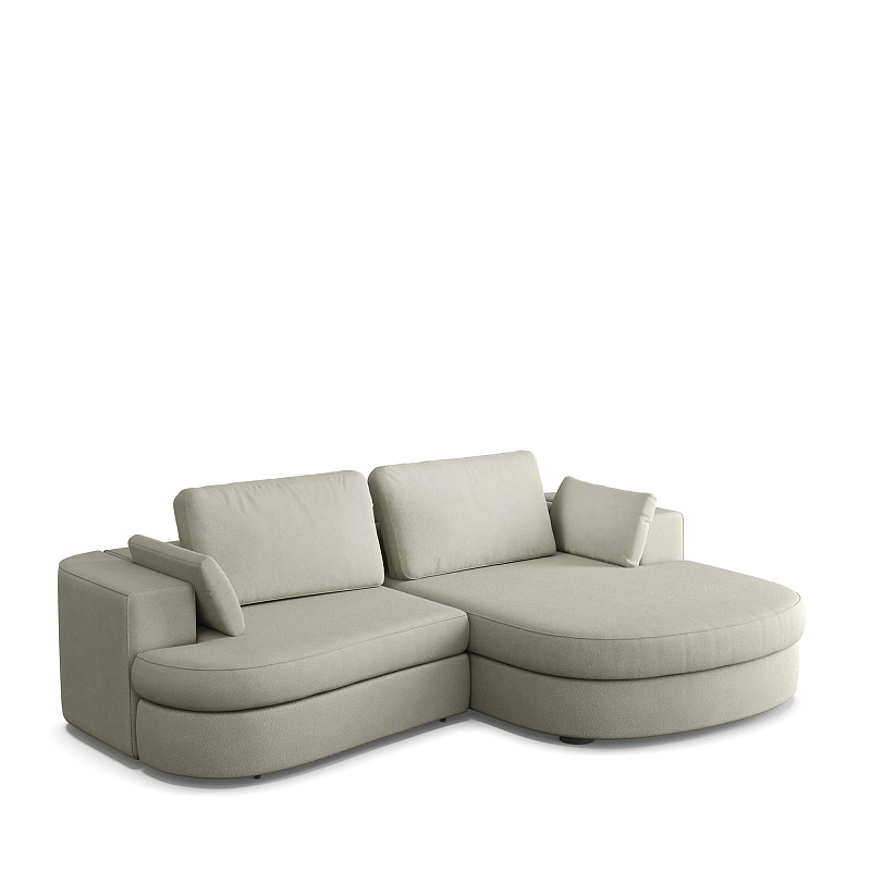 Угловой диван Baffin ММ113.86 с оттоманкой и механизмом Еврокнижка