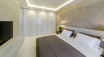 Спальня с душевным интерьером