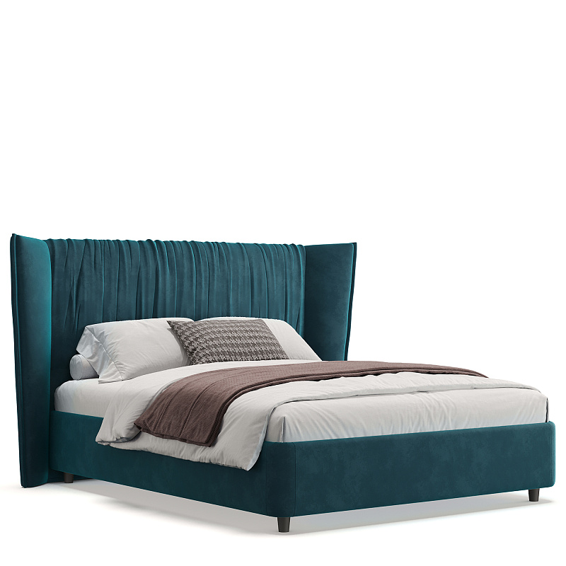 Двуспальная кровать с подъемным механизмом Plisse NK184.25