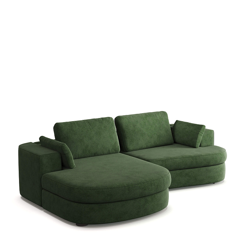 Угловой диван Baffin ММ113.115 с оттоманкой и механизмом Еврокнижка