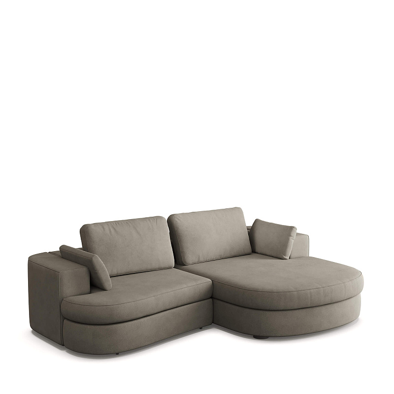 Угловой диван Baffin ММ113.99 с оттоманкой и механизмом Еврокнижка