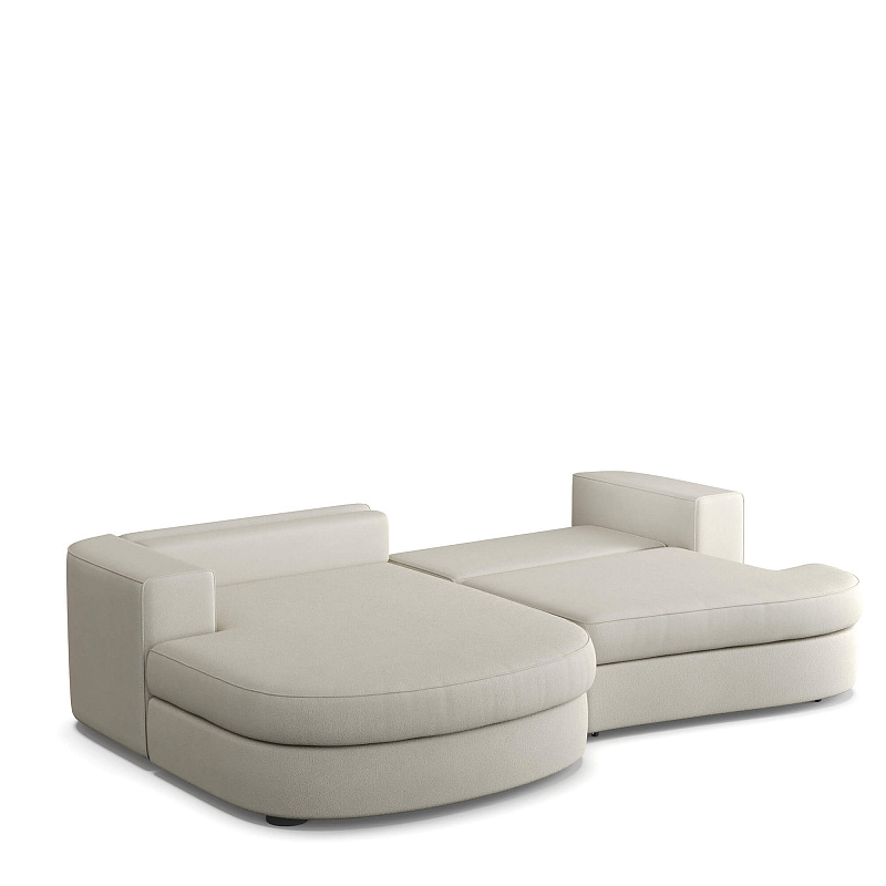 Угловой диван Baffin ММ113.105 с оттоманкой и механизмом Еврокнижка