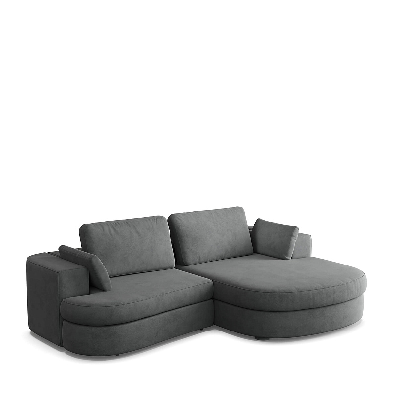 Угловой диван Baffin ММ113.82 с оттоманкой и механизмом Еврокнижка