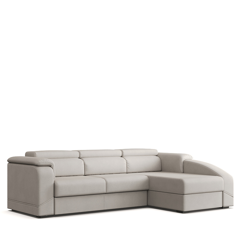 Угловой диван Nile ММ112.12 с оттоманкой и механизмом МТД-12