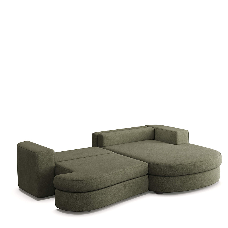 Угловой диван Baffin ММ113.96 с оттоманкой и механизмом Еврокнижка