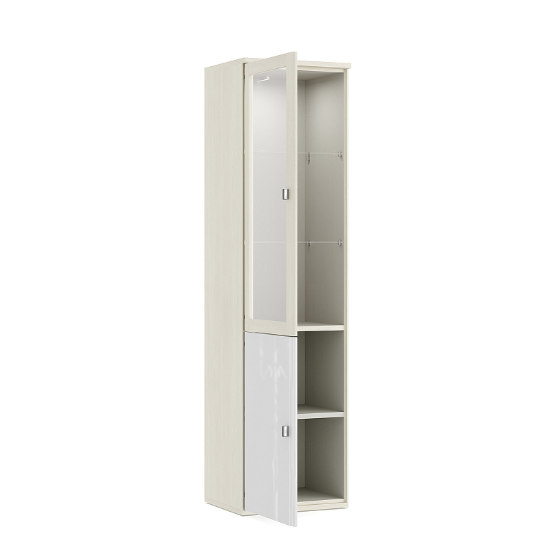 Шкаф-витрина со стеклянными полками Elegante LE5352.2