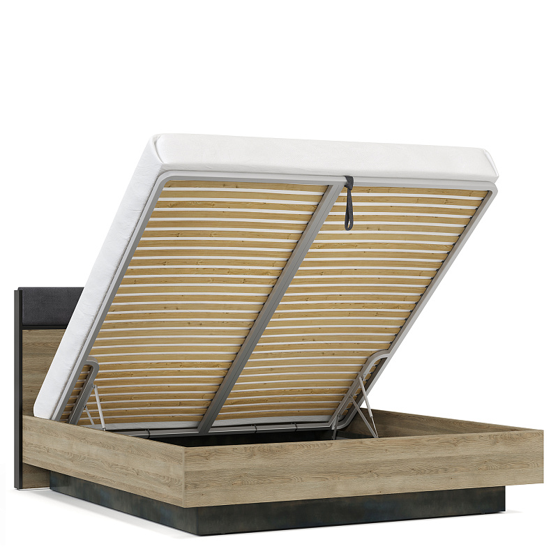 Двуспальная кровать с подъемным механизмом Bruno BC1202.1