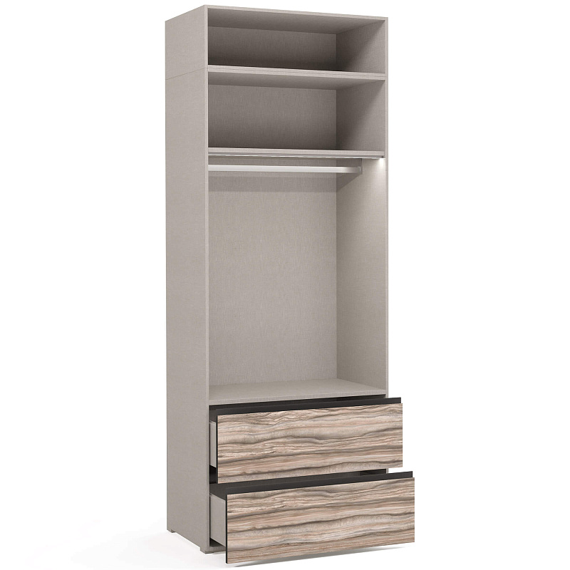 Двухдверный шкаф с антресолью Арта / Arta AR1721.1