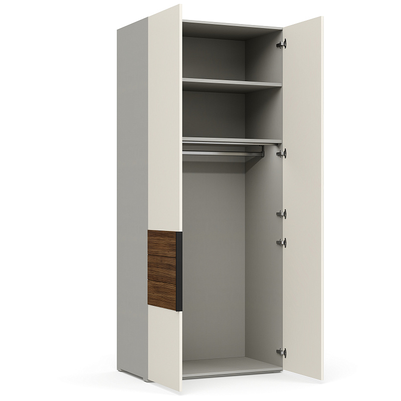 Шкаф двухдверный с зеркалом Monako MN125.1