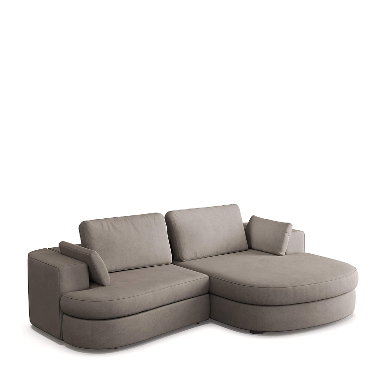 Угловой диван Baffin ММ113.100 с оттоманкой и механизмом Еврокнижка