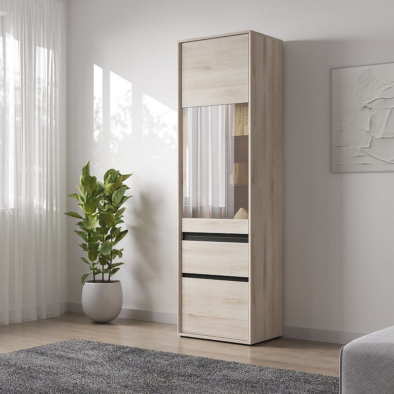 Шкаф-витрина Luna LN023.1