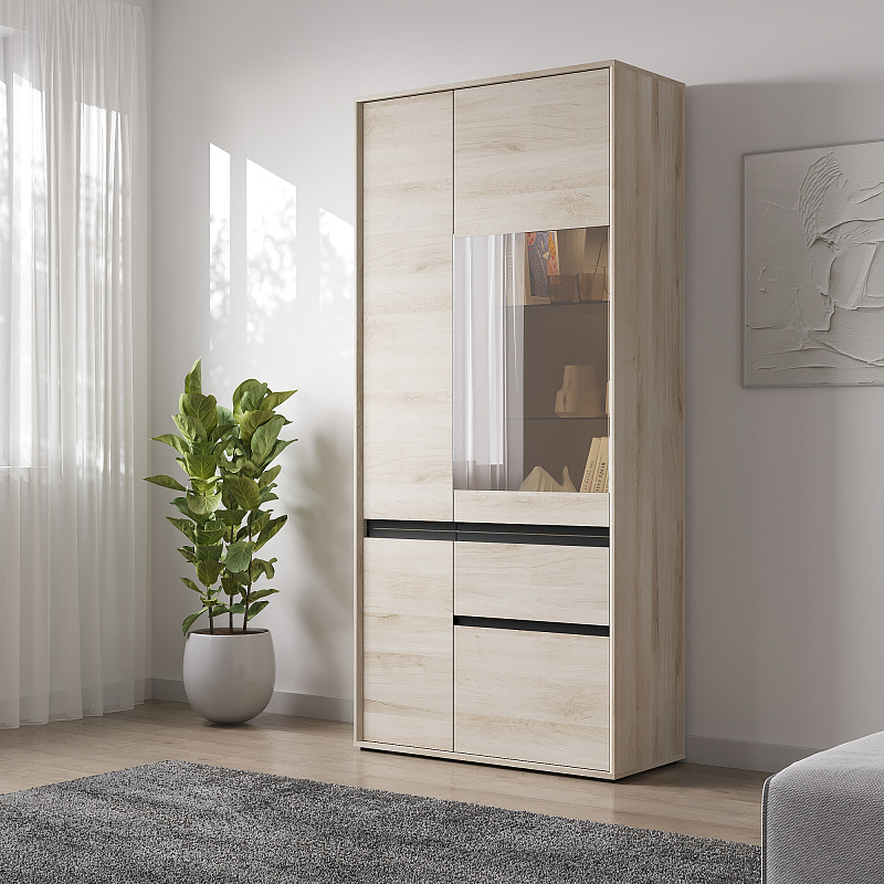 Шкаф-витрина Luna LN025.1