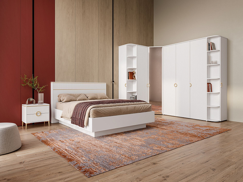 Шкаф угловой с зеркалом Tiara RT135.1