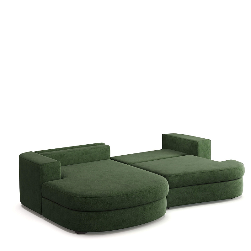 Угловой диван Baffin ММ113.115 с оттоманкой и механизмом Еврокнижка