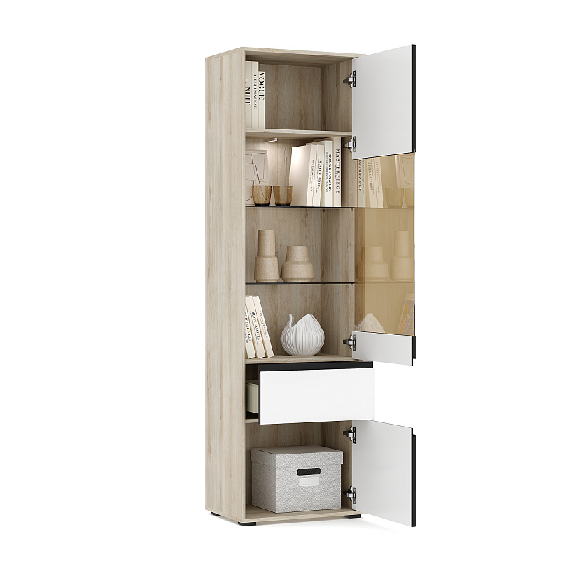 Шкаф-витрина Luna LN023.2