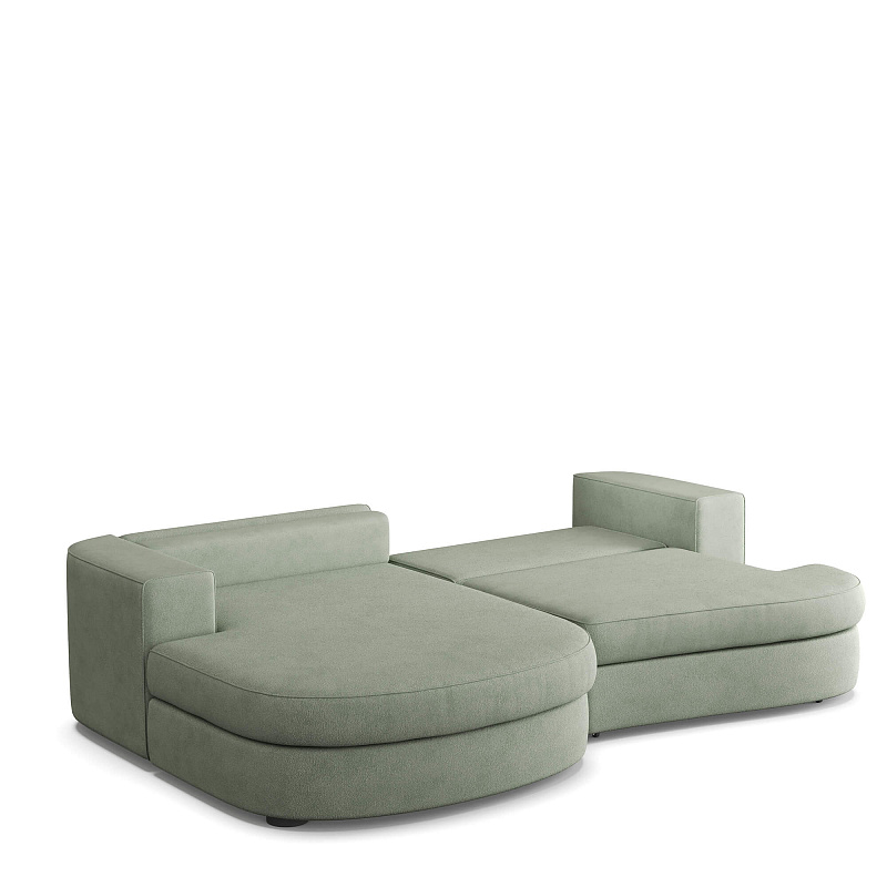 Угловой диван Baffin ММ113.108 с оттоманкой и механизмом Еврокнижка