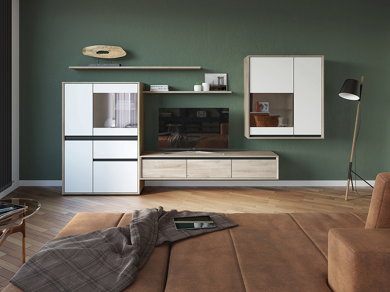 Шкаф-витрина Luna LN021.2