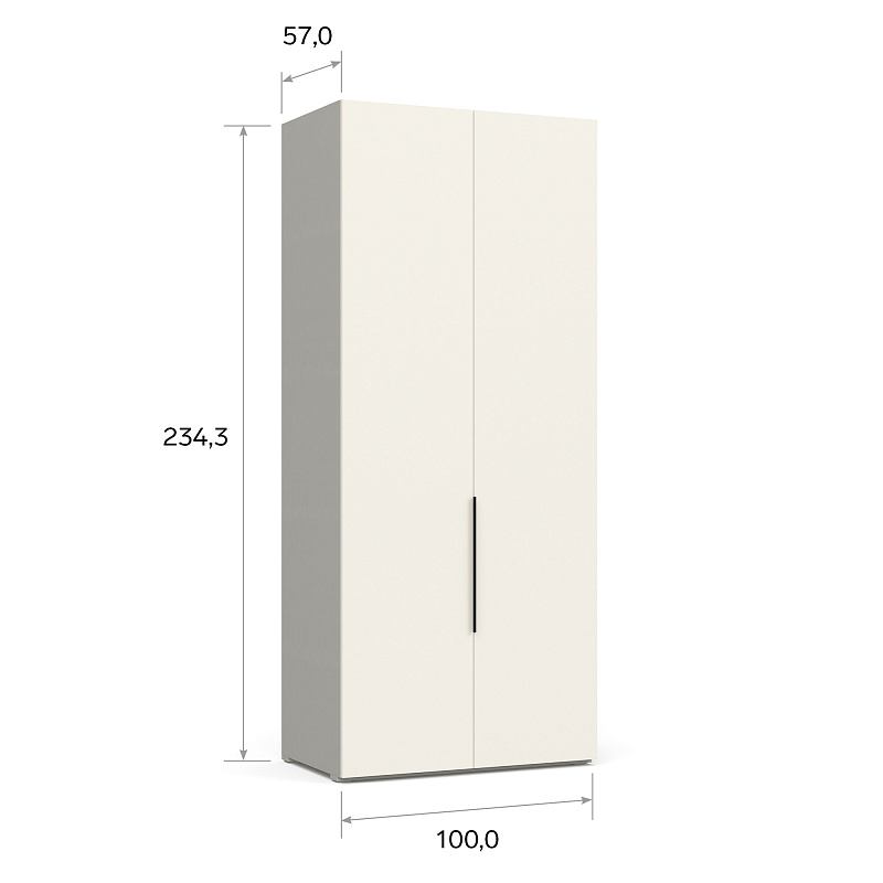 Шкаф двухдверный Monako MN127.0