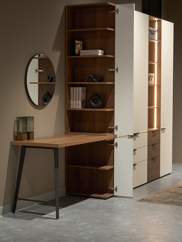 Завершающий шкаф со столом Napoli NP067.2