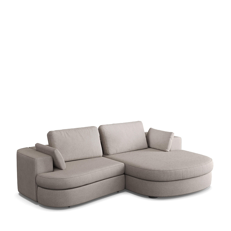 Угловой диван Baffin ММ113.97 с оттоманкой и механизмом Еврокнижка