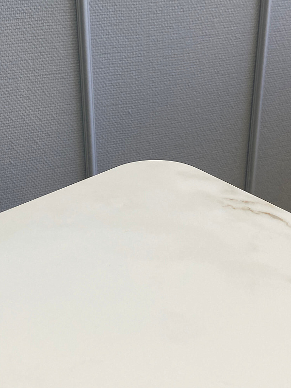 Стол обеденный Kenner DC1300 Черный / Мрамор золотой