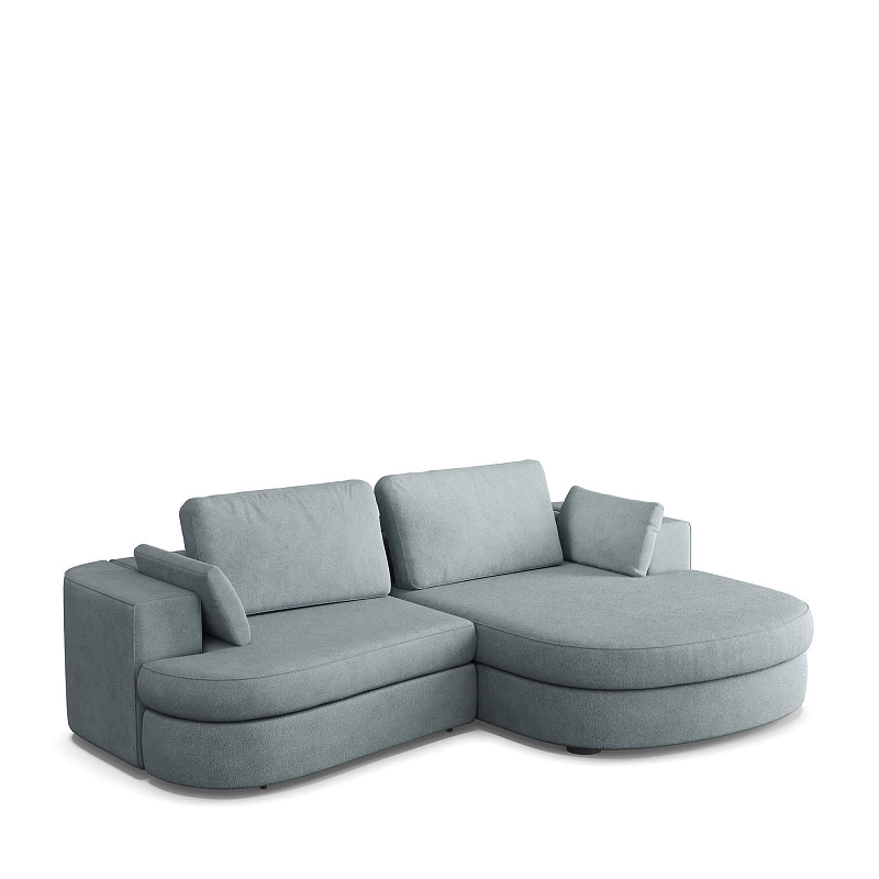 Угловой диван Baffin ММ113.89 с оттоманкой и механизмом Еврокнижка