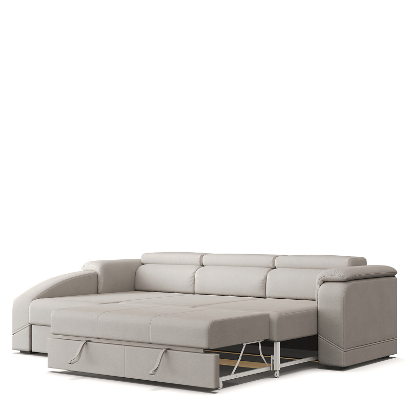 Угловой диван Nile ММ112.9 с оттоманкой и механизмом МТД-12