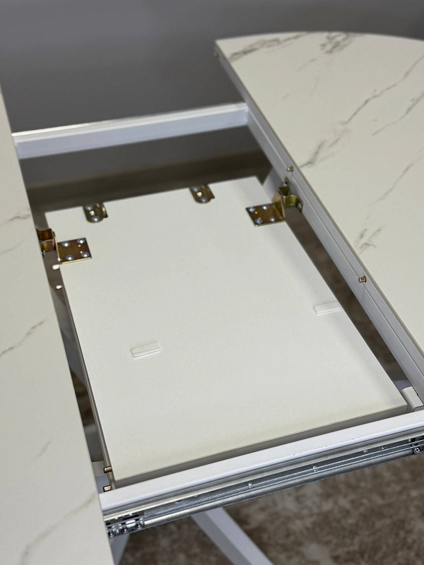 Стол обеденный Kenner R1000 Белый / Мрамор белый