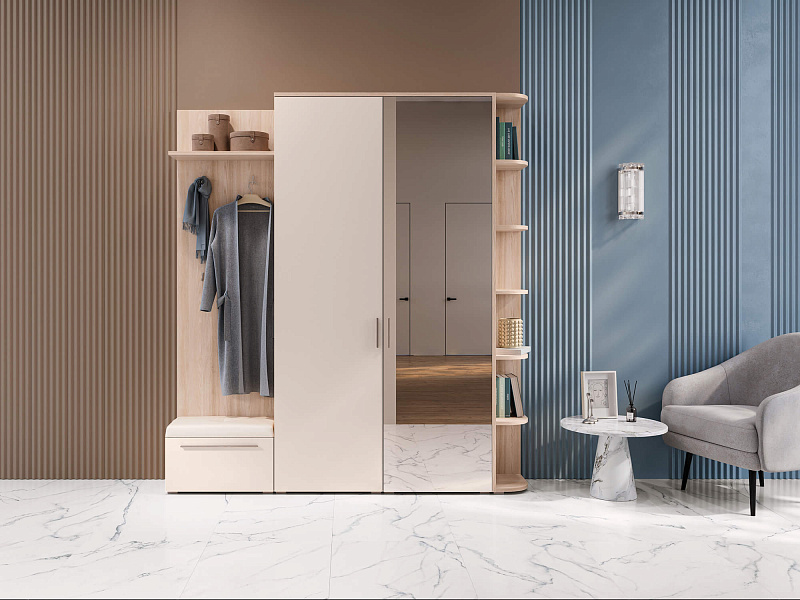 Шкаф однодверный с зеркалом Este SE104.0